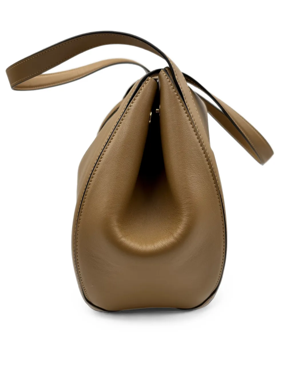 Wandler Lin leather shoulder bag Bruin