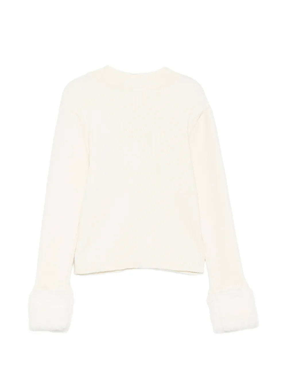 Patachou Trui met logopatch Beige