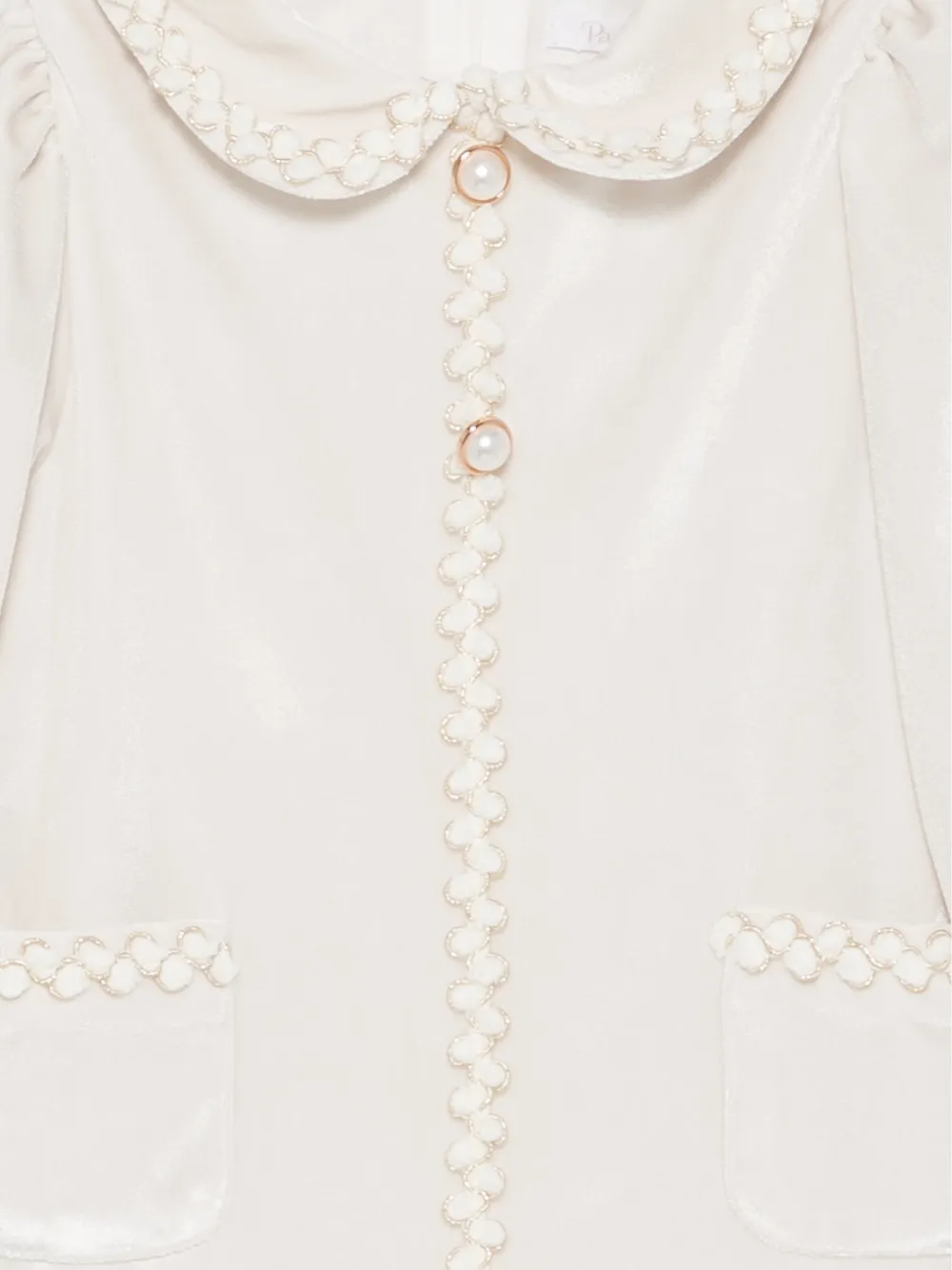 Patachou Fluwelen jurk Beige