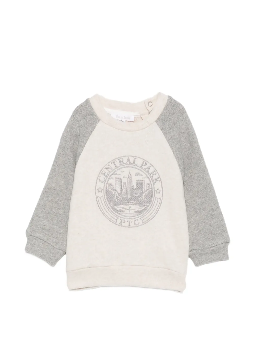 Patachou embroidered long-sleeve sweater - Tons neutres Patachou embroidered long-sleeve sweater - Tons neutres