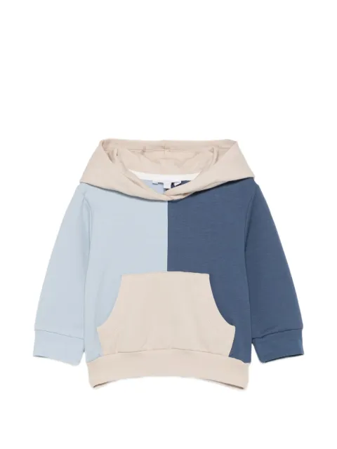 Patachou colour-block kangaroo-pocket hoodie