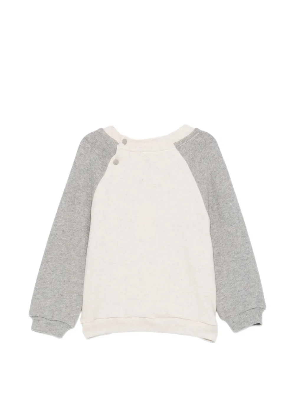 Patachou embroidered long-sleeve sweater Beige