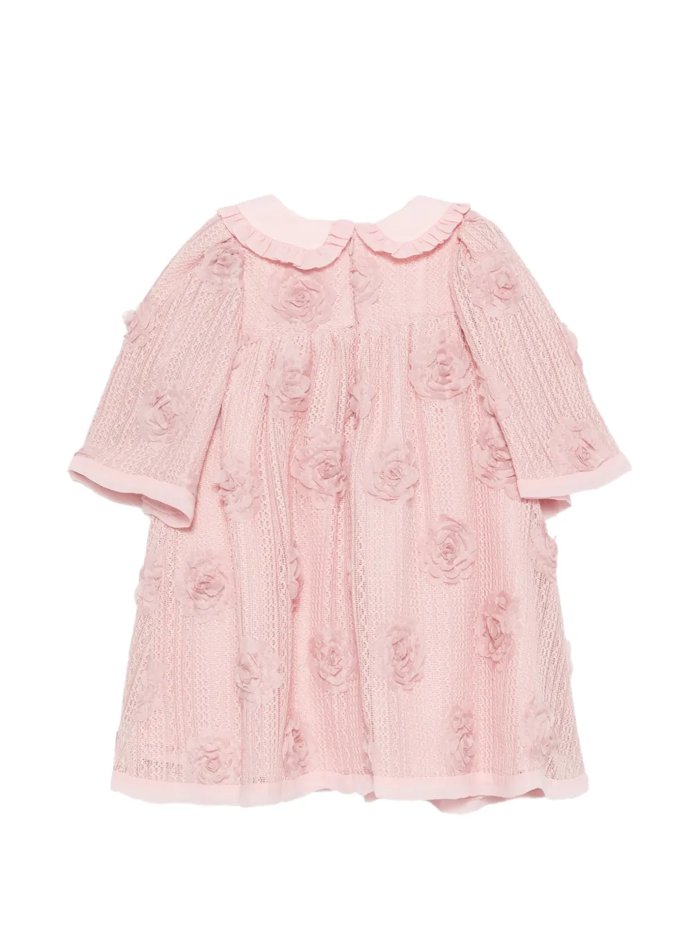 Patachou Jurk met bloemenpatch en strik Roze