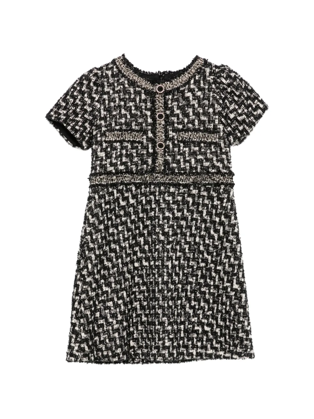 Patachou short-sleeve dress - Nero