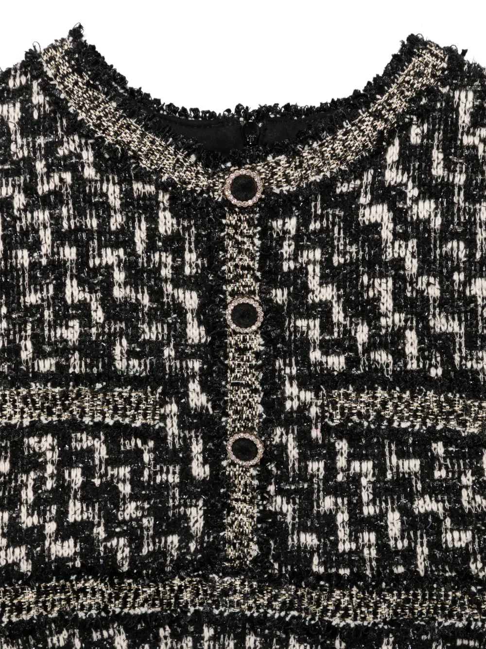 Patachou short-sleeve dress Zwart