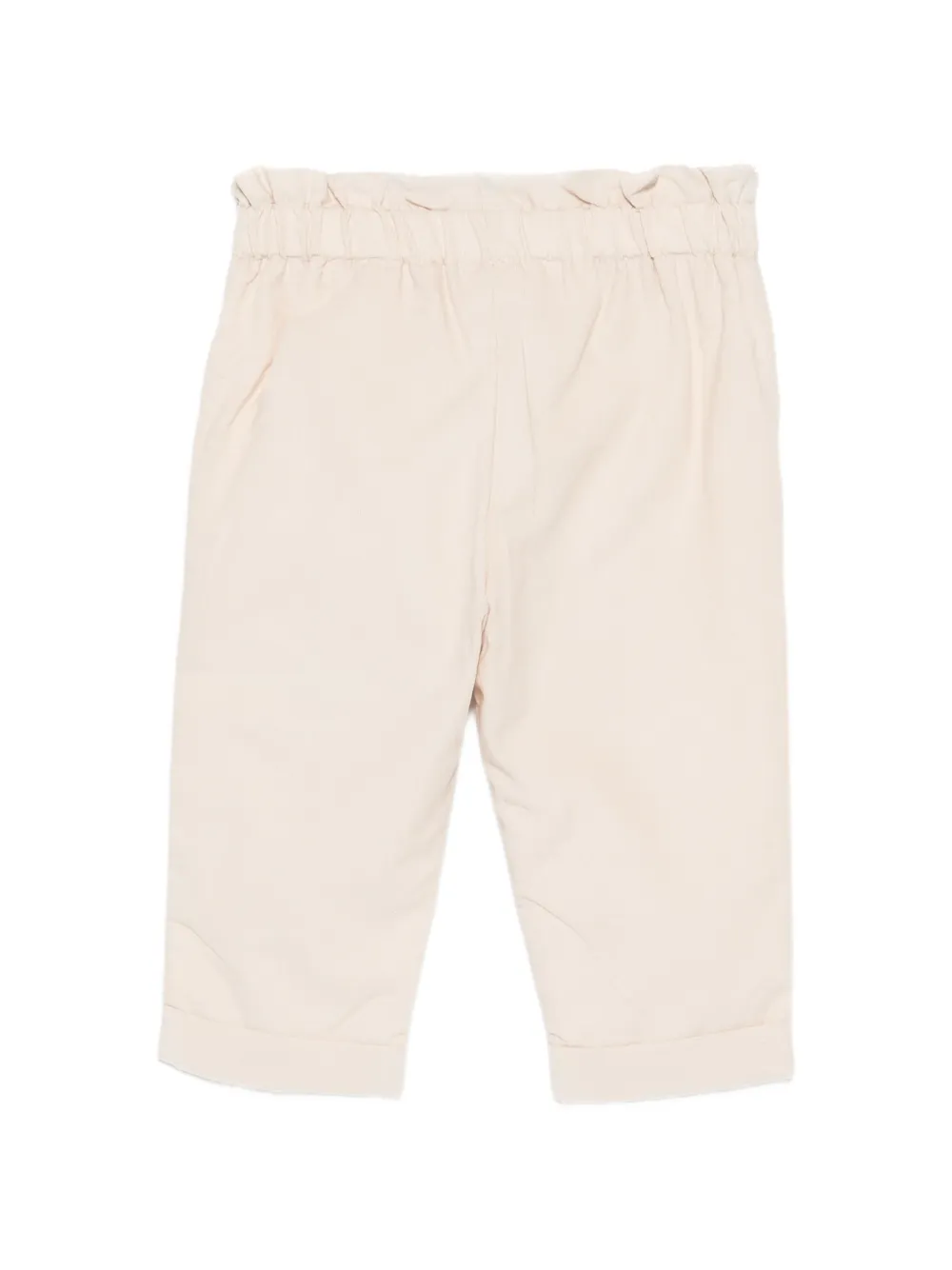 Patachou embroidered corduroy trousers Beige