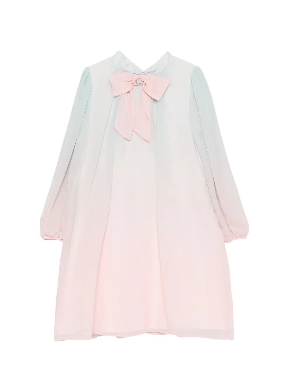 Patachou bow-detail dress - Rosa