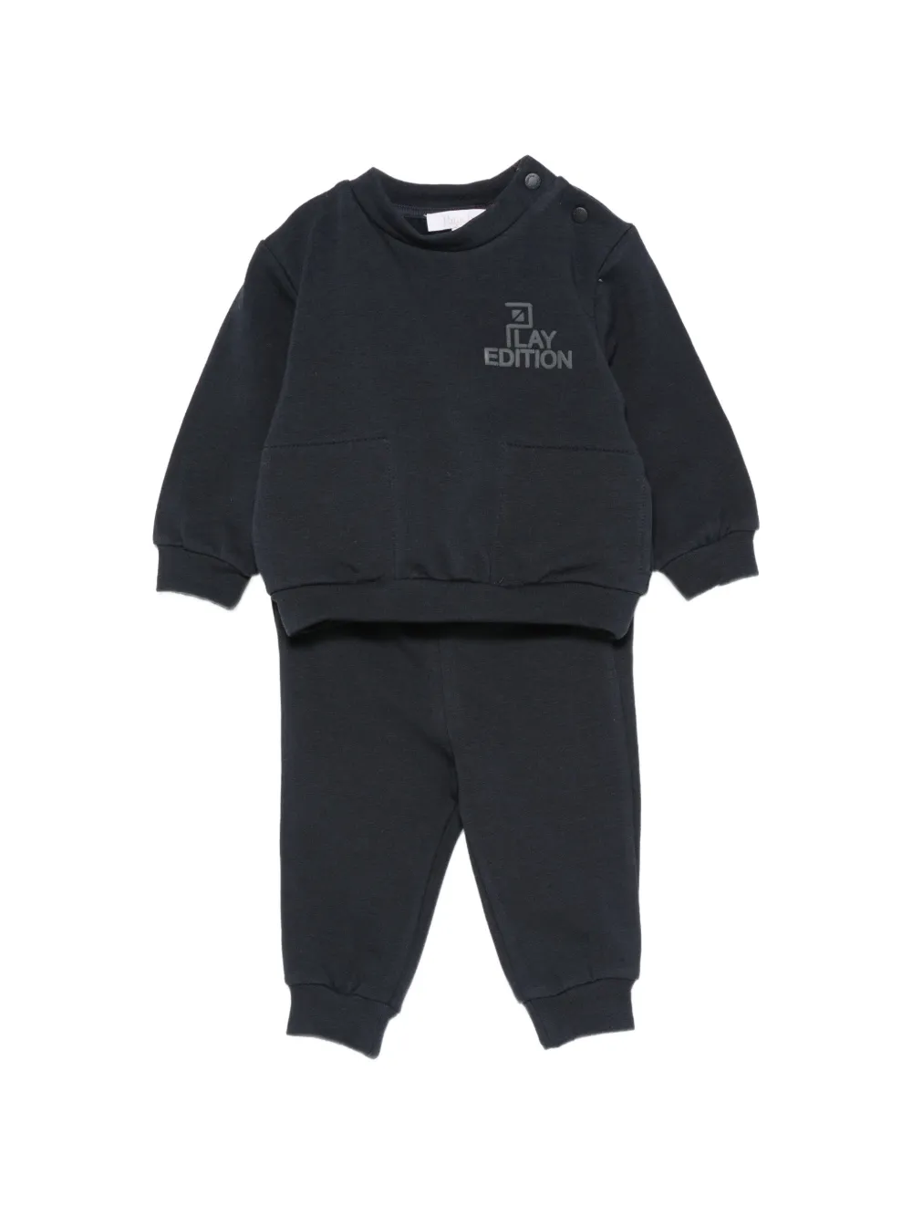 Patachou logo-print tracksuit set - Blu