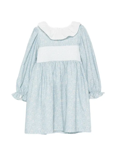 Patachou floral-print smocked dress