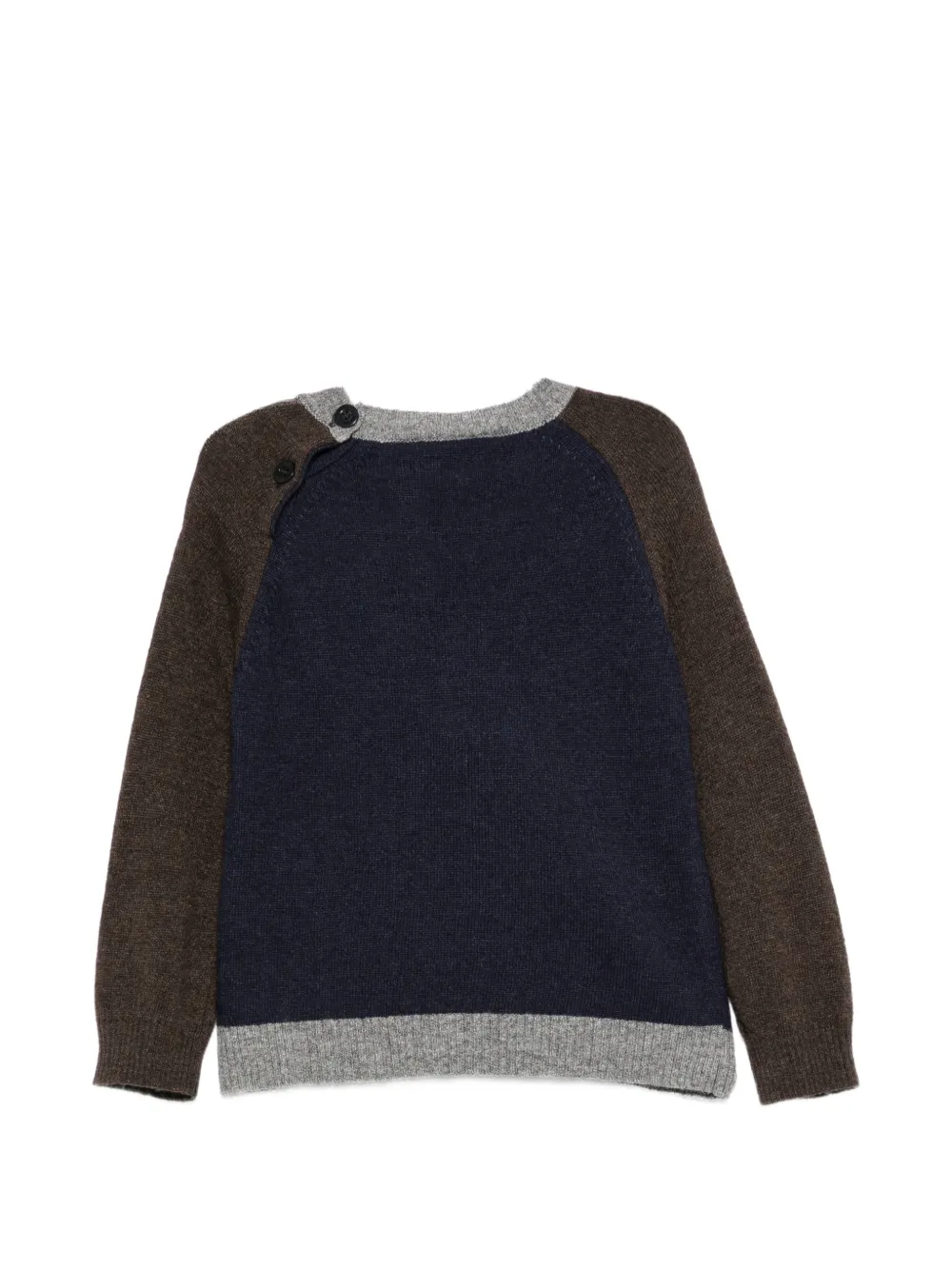 Patachou Trui met raglan mouwen en beer-intarsia Blauw