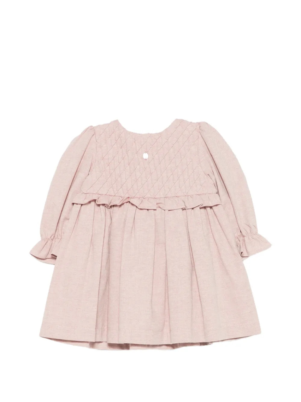 Patachou smocked ruffled dress - Rosa