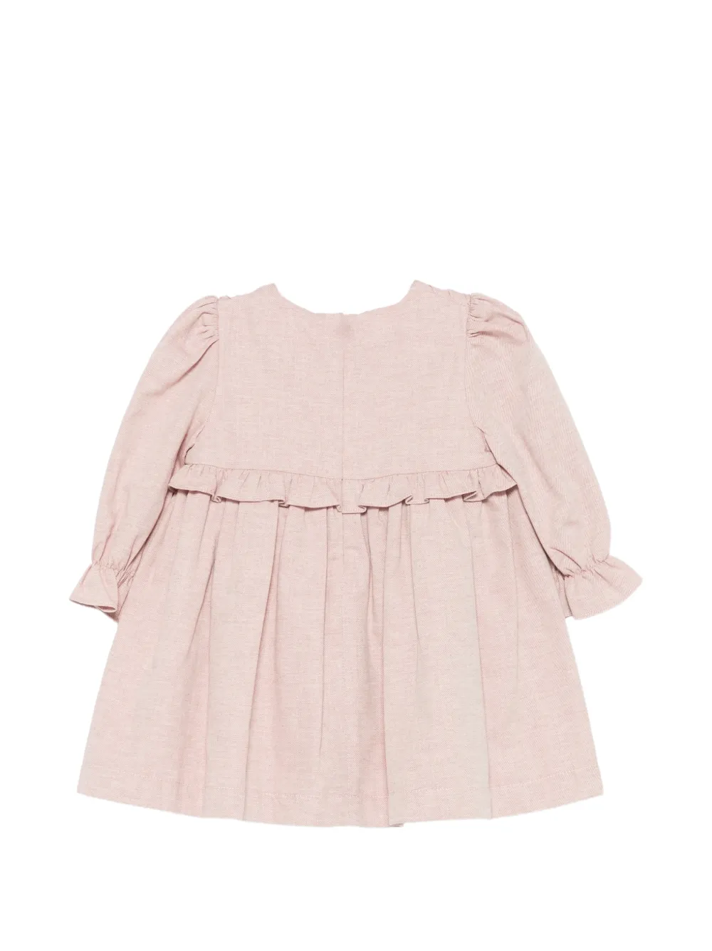 Patachou Gesmockte jurk met ruches Roze