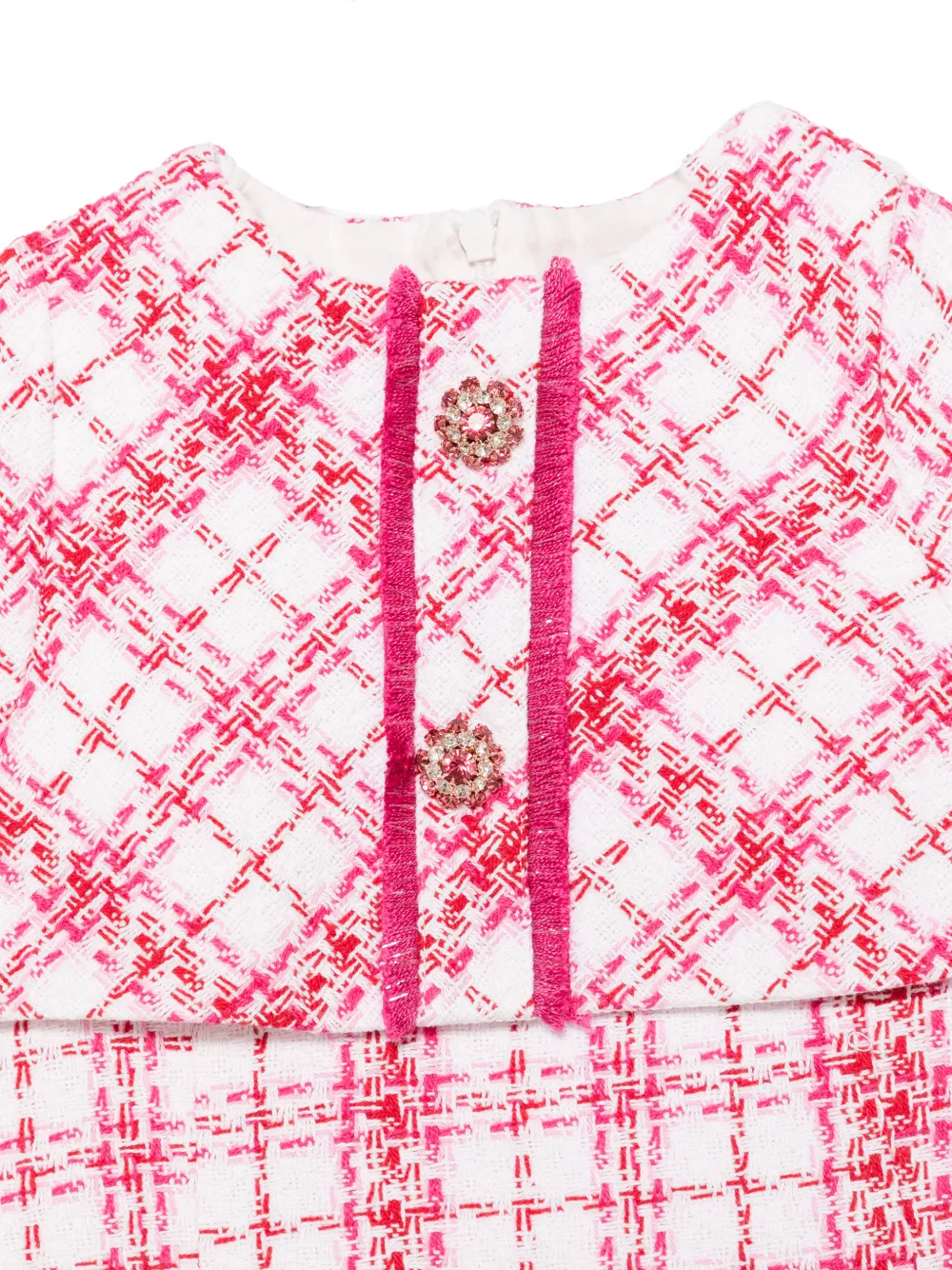 Patachou Jurk met ronde hals Roze