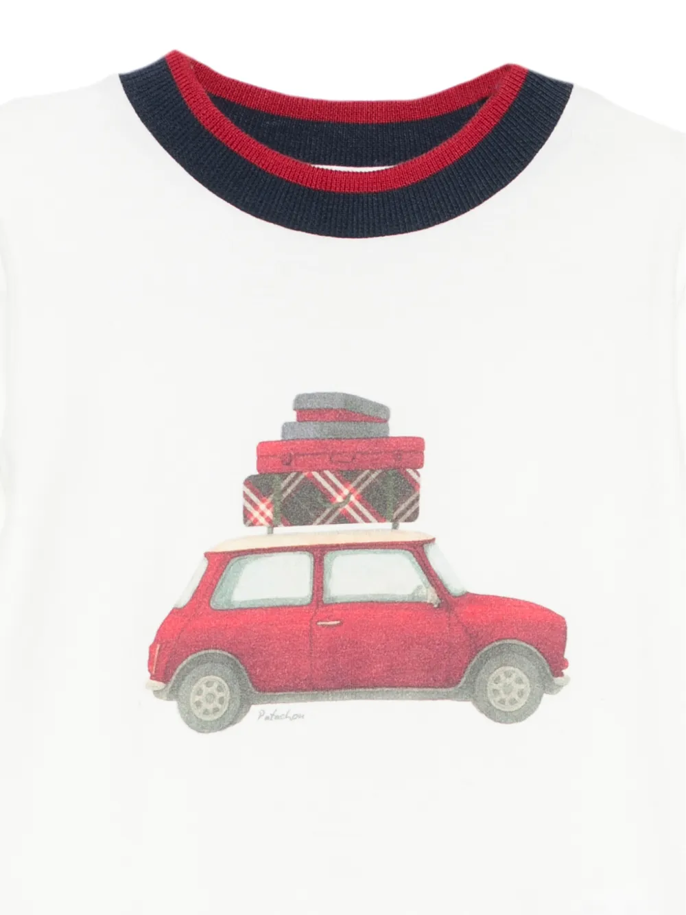 Patachou T-shirt met grafische print Wit