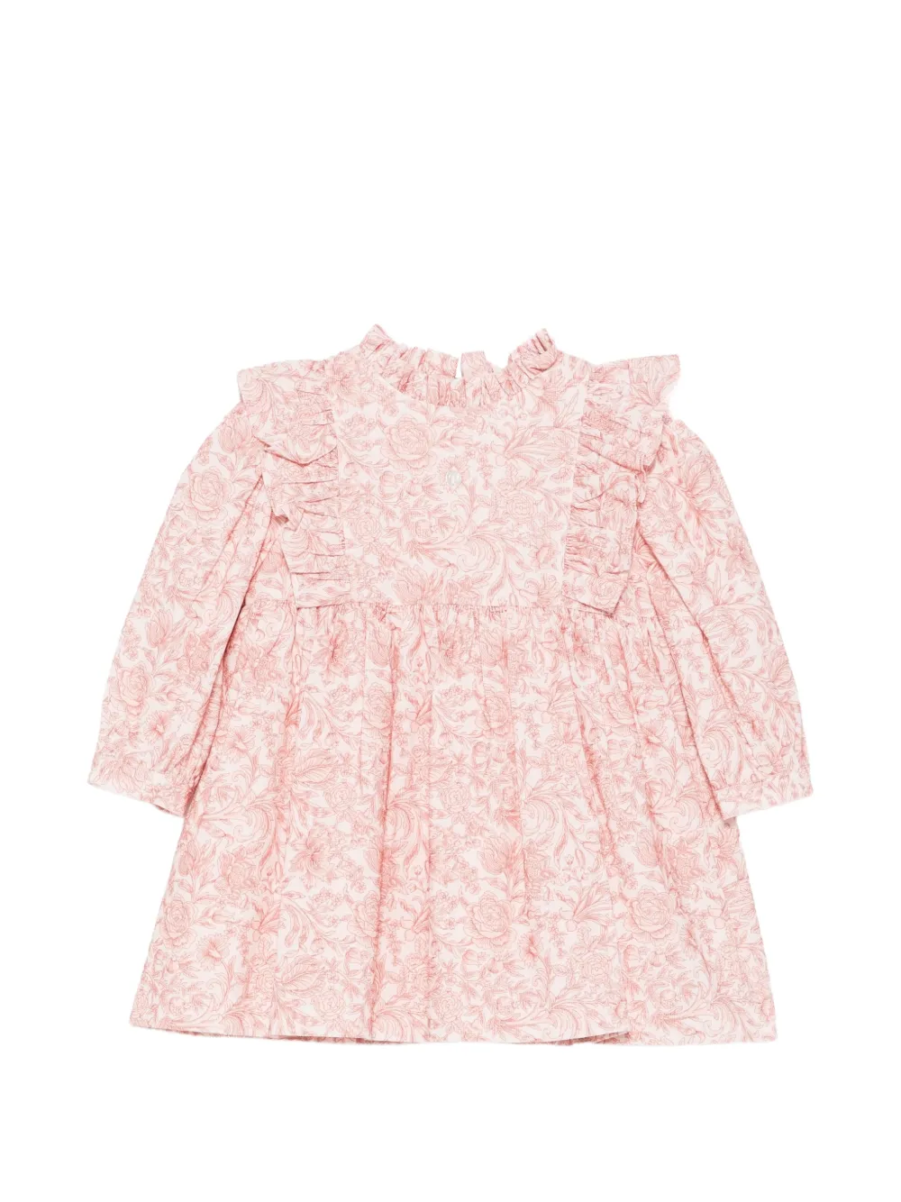 Patachou ruffled floral-print dress - Rosa