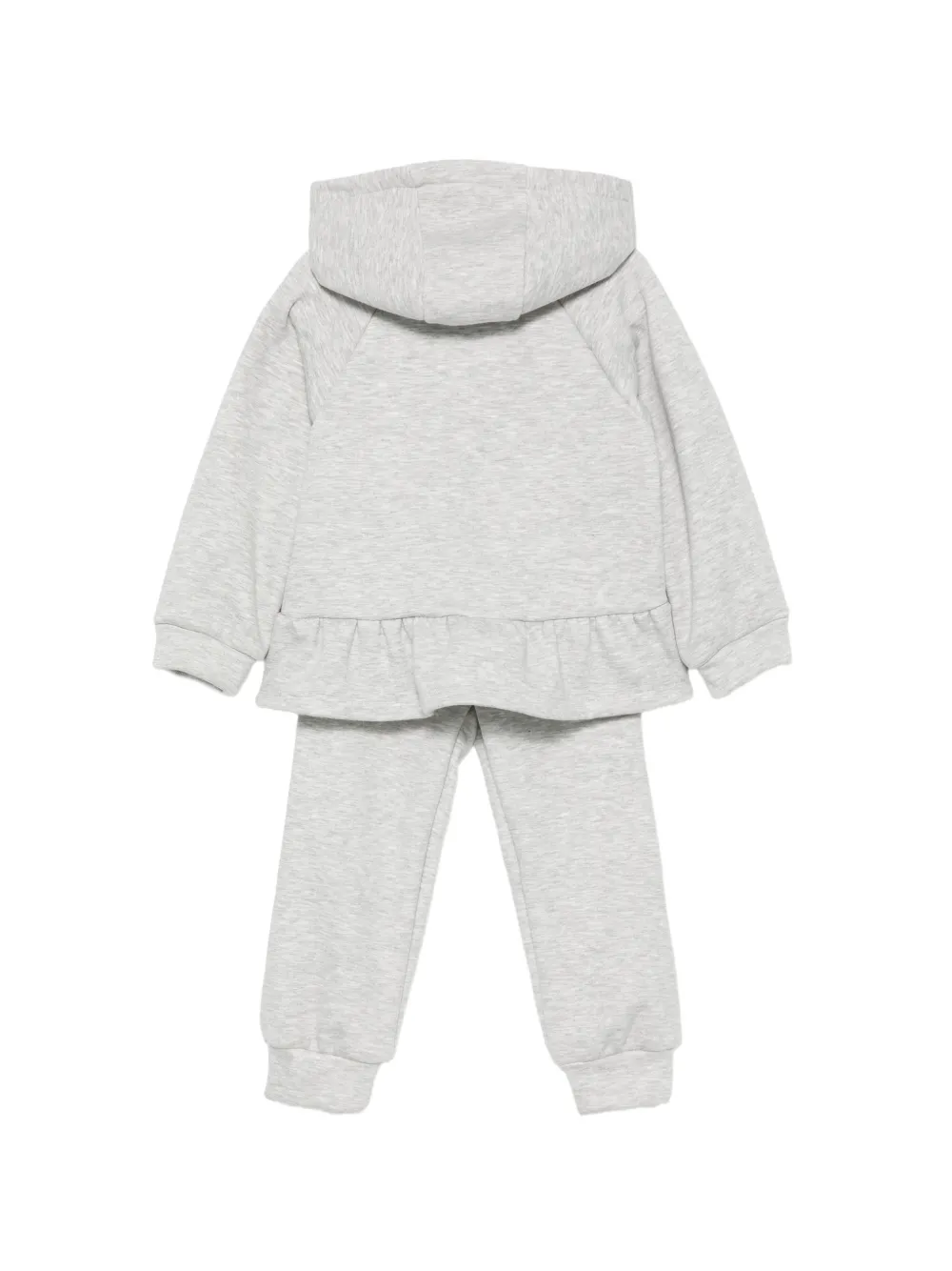 Patachou quilted ruffled tracksuit set Grijs
