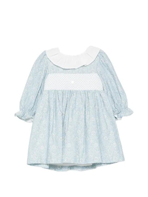 Patachou floral-print smocked dress