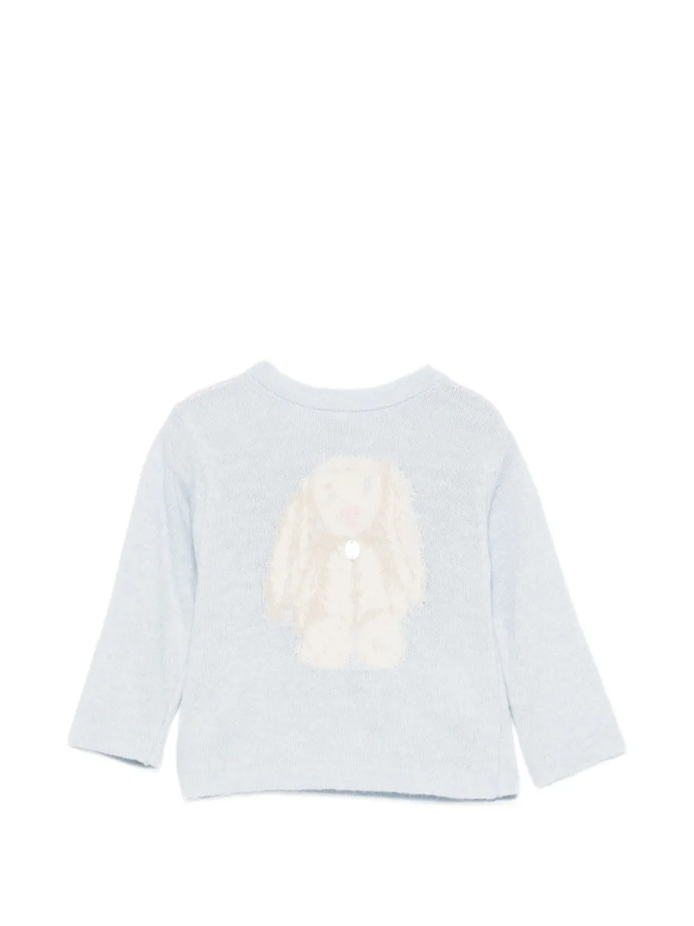 Patachou pull en maille intarsia à motif lapin - Bleu Patachou pull en maille intarsia à motif lapin - Bleu
