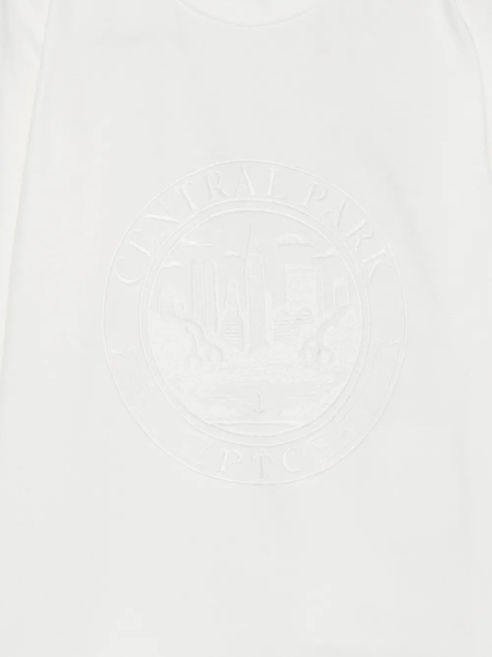 Patachou Ttopv met geborduurd logo Beige