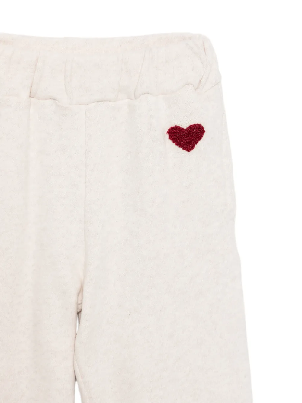 Patachou heart-patch tracksuit Beige