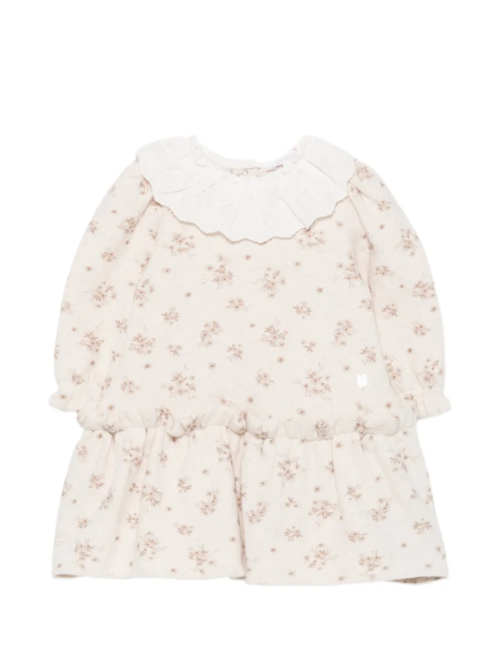 Patachou floral-print ruffled dress - Toni neutri