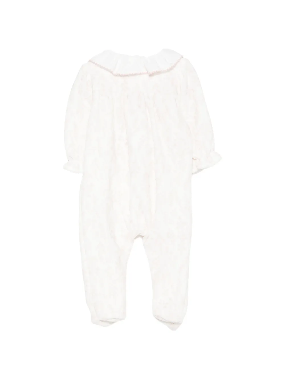 Patachou floral-print ruffled pajamas Wit