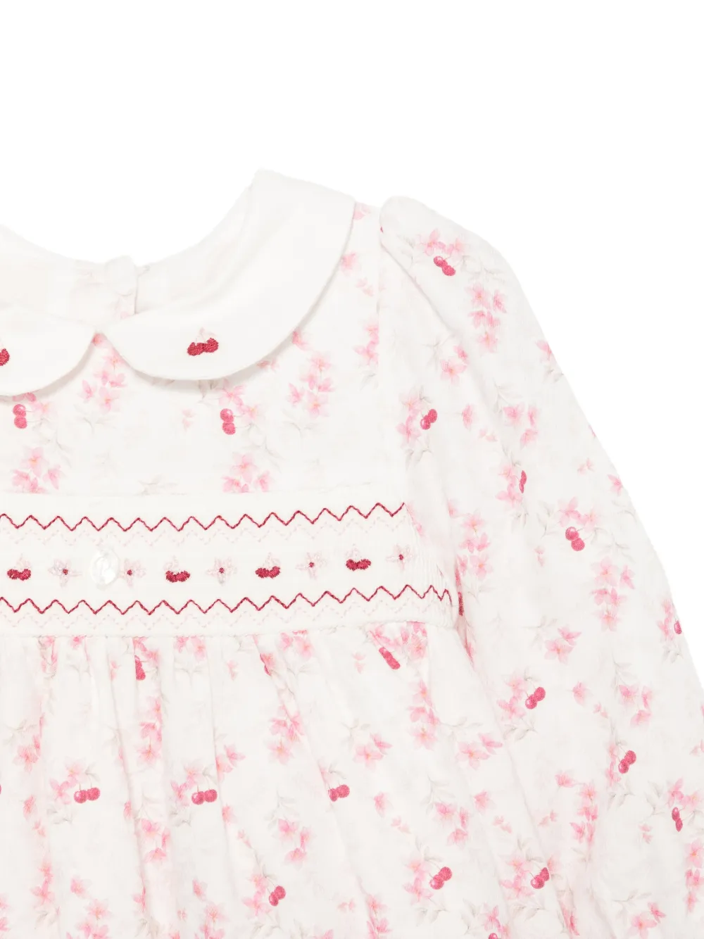 Patachou cherry-print dress Wit