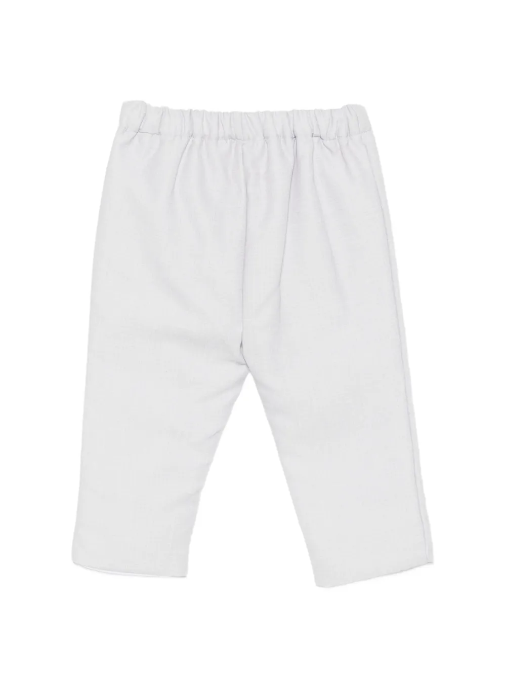 Patachou button-detail pleated trousers Grijs
