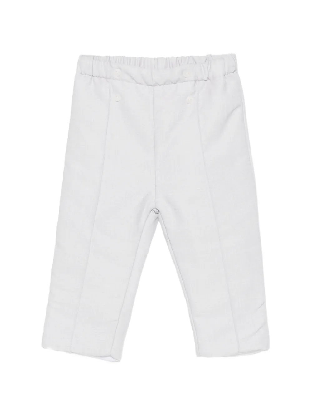 Patachou button-detail pleated trousers - Gris Patachou button-detail pleated trousers - Gris