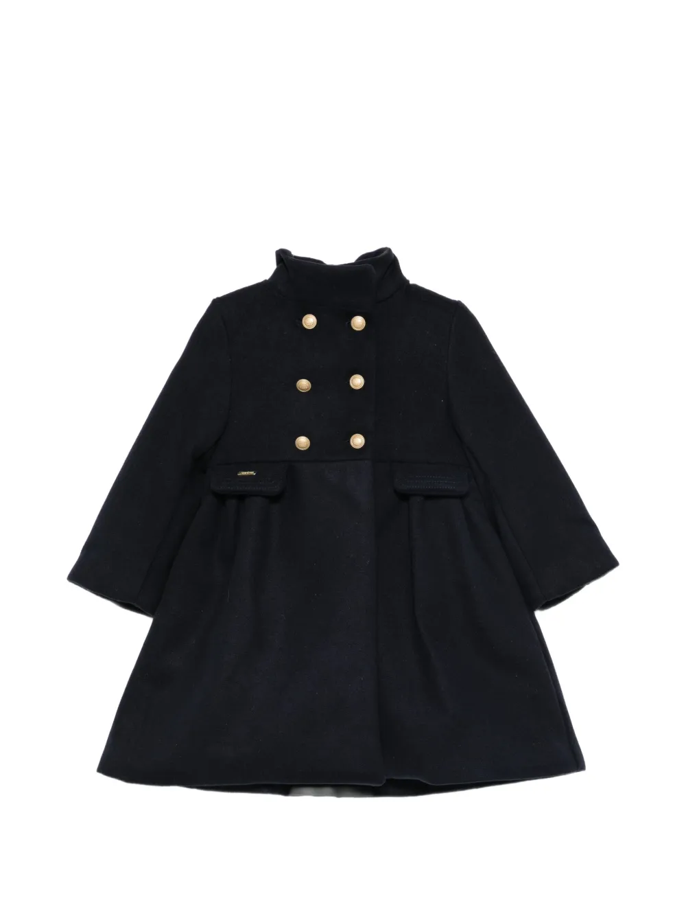 Patachou double-breasted flared jacket - Bleu Patachou double-breasted flared jacket - Bleu