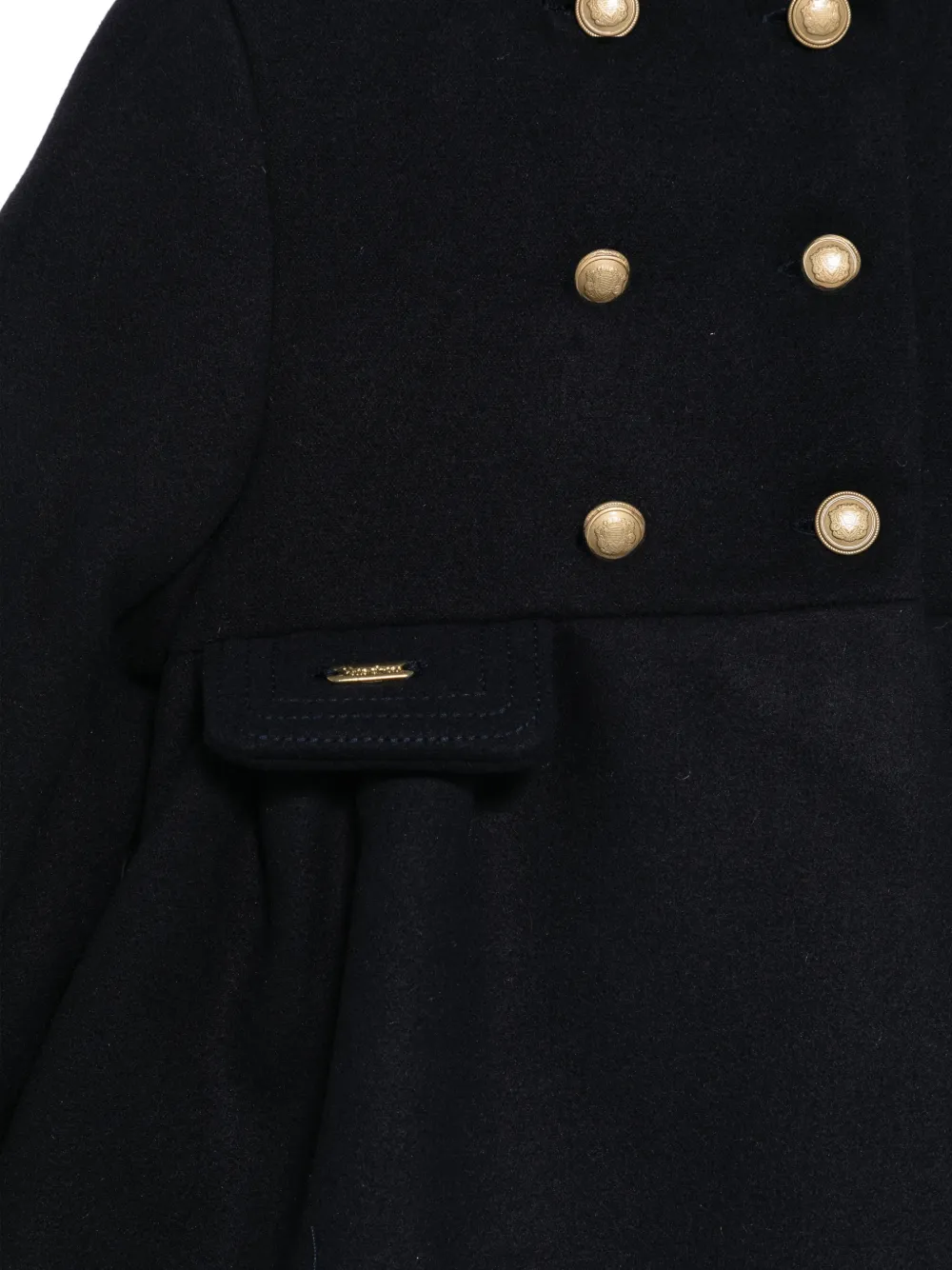 Patachou double-breasted flared jacket Blauw