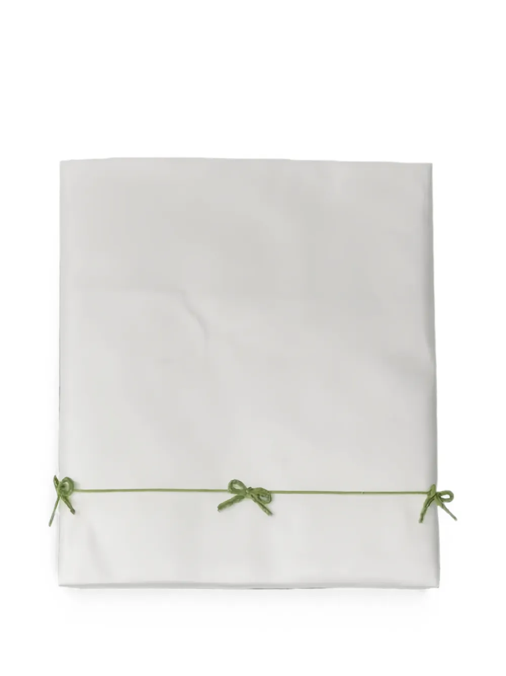 Colorichiari bow-detail sheets - Bianco