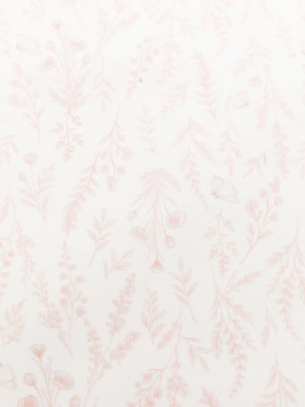 Patachou Deken met bloemen-print en ruches Wit