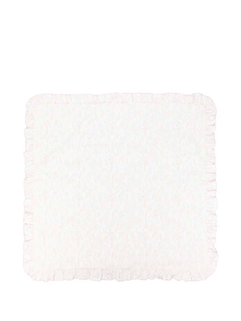 Patachou Coperta a fiori - Bianco