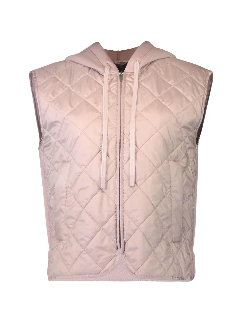 Max Mara quilted hooded gilet - Rosa