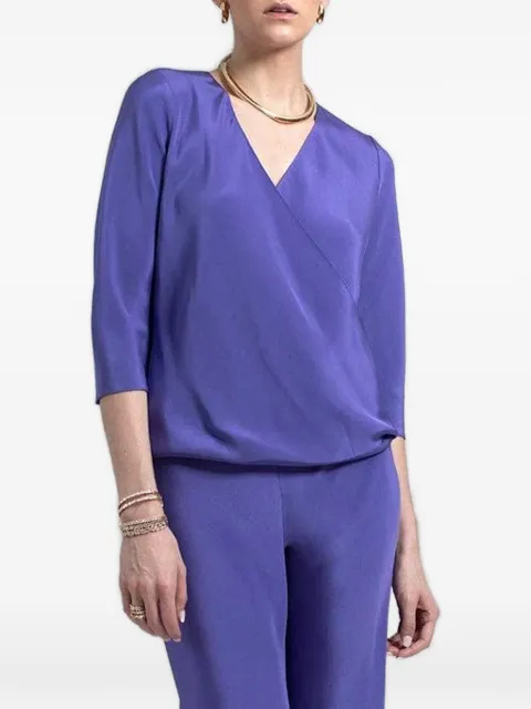Peter Cohen Games wrap-design blouse