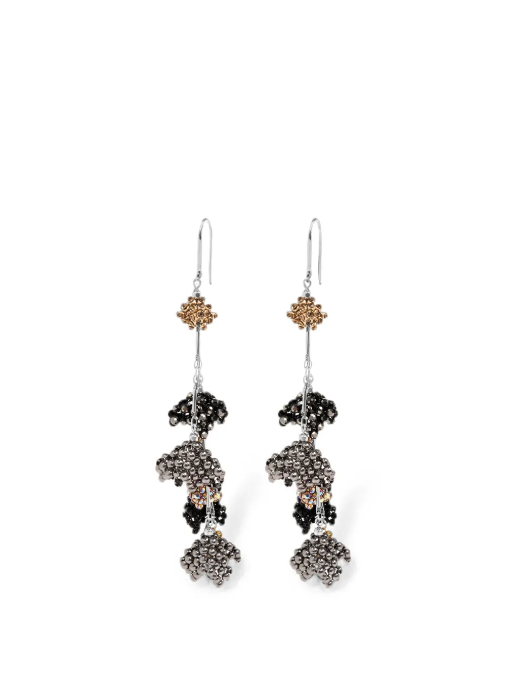 ISABEL MARANT Catalina Ohrringe mit Kristallen - Silber