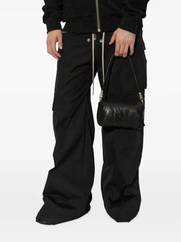 Rick Owens Pillow Griffin Shoulder Bag | Black | FARFETCH