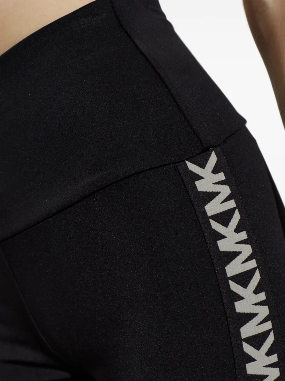 Michael Kors monogram-print leggings Zwart