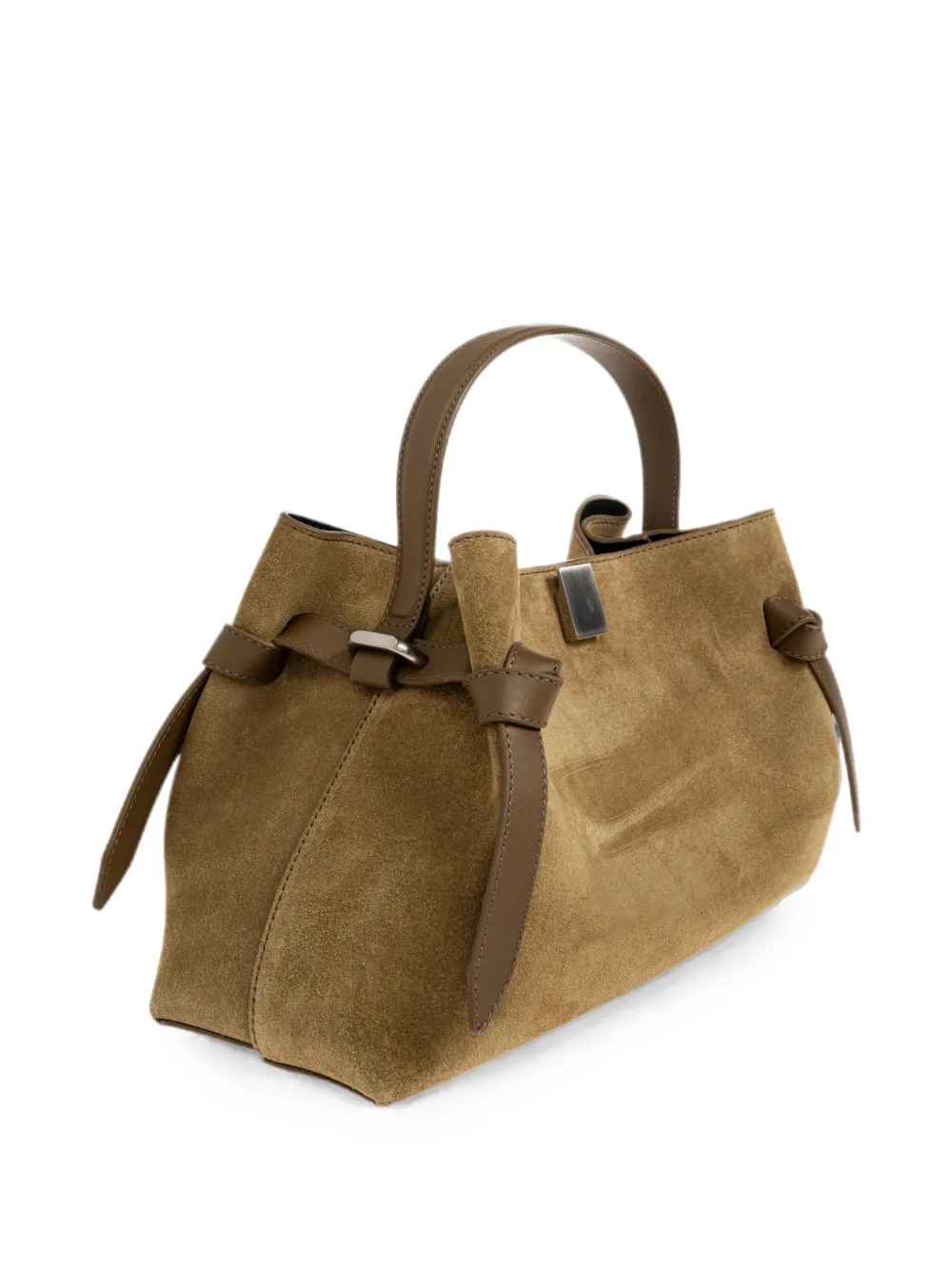 Yuzefi Gyoza suède shopper Bruin