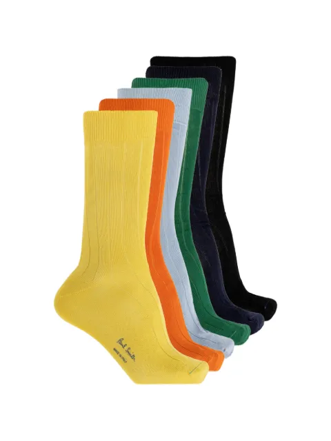 Paul Smith ribbed-knit socks (set of six)