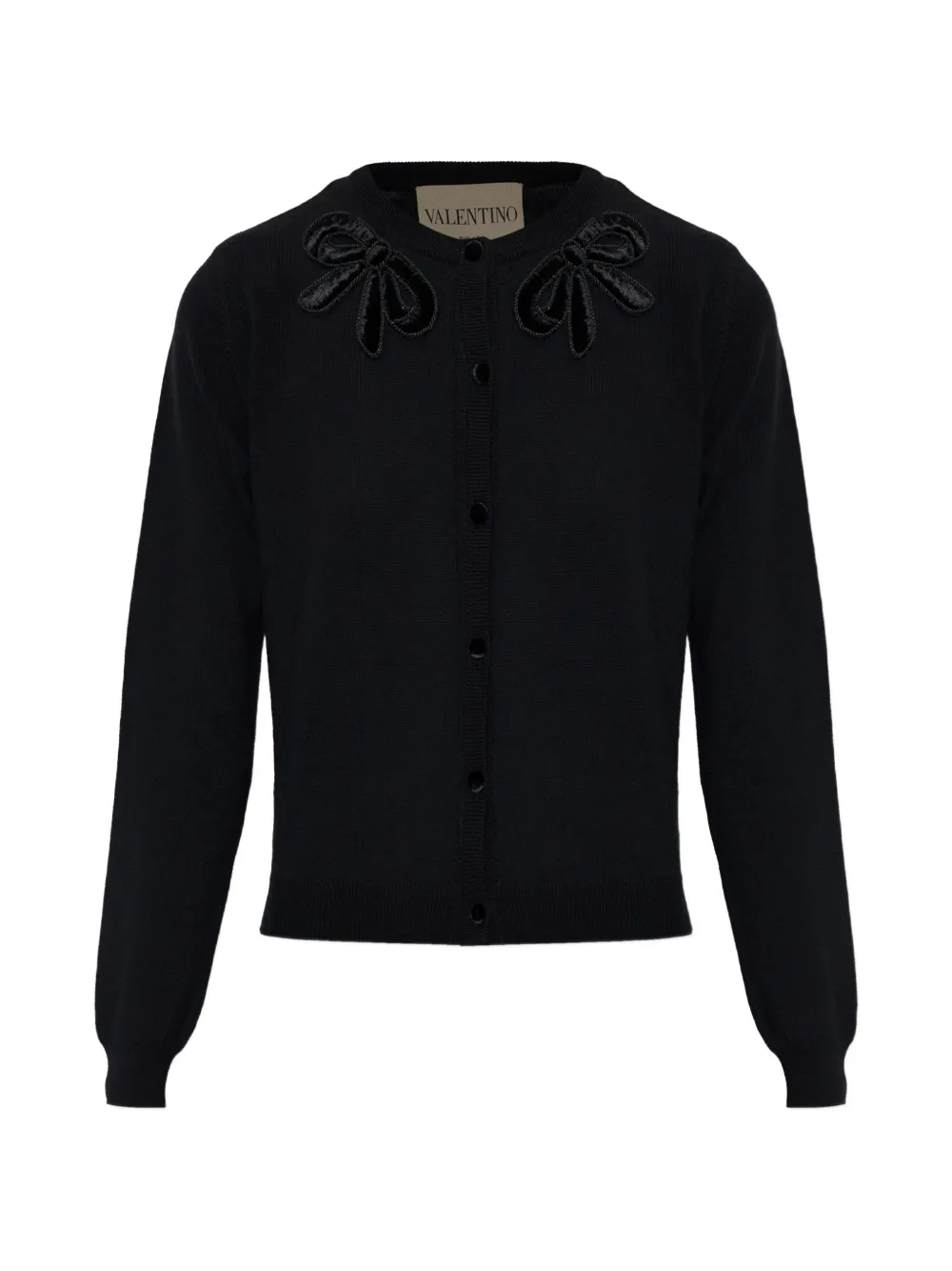 Valentino Garavani Cardigan mit Schleife - Schwarz
