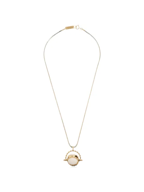 ISABEL MARANT pendant-detail snake-chain necklace