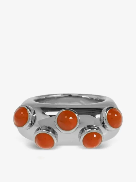 Marni cabochon-embellished brass ring