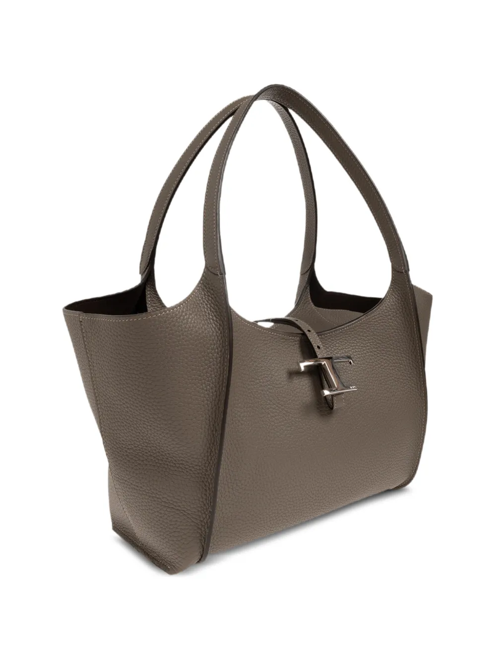 Tod's T Timeless kleine leren tas Grijs