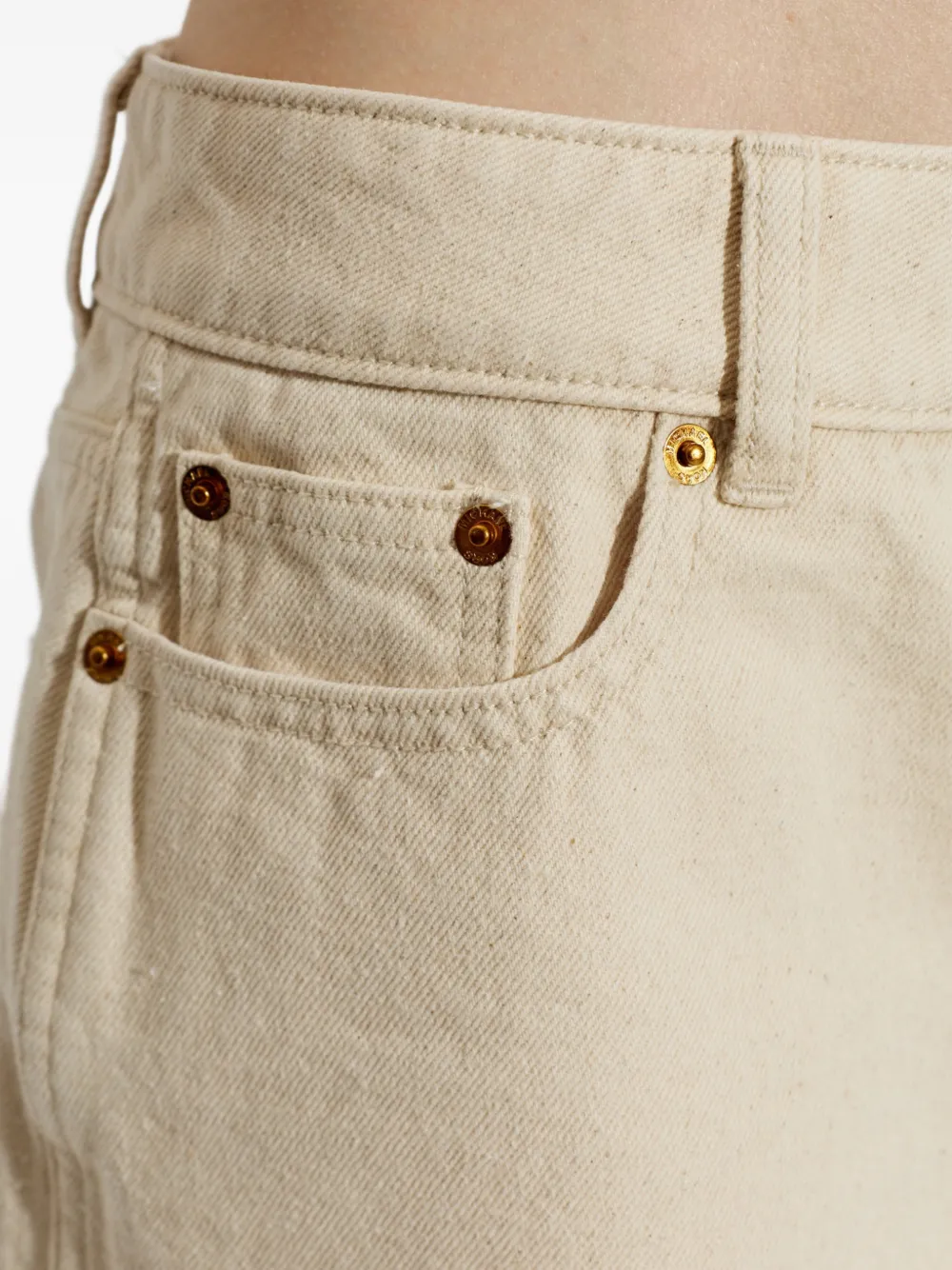 Michael Kors Mini-spijkerrok Beige