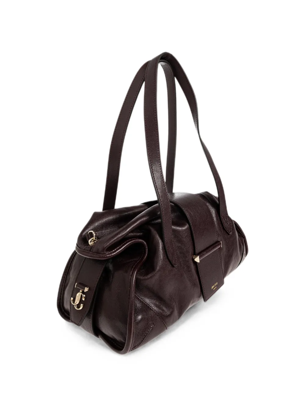 Jimmy Choo Medium Bar leren duffeltas Rood