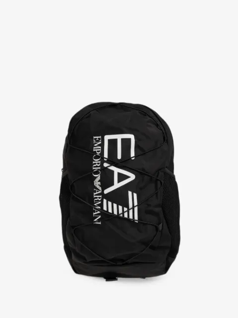 Ea7 Emporio Armani mochila con logo estampado
