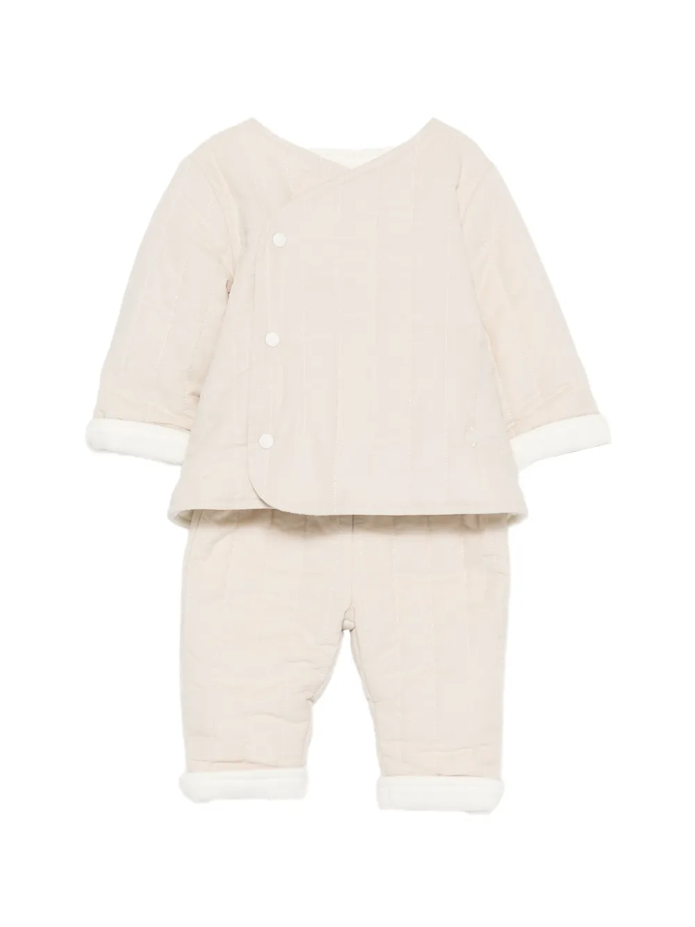 Patachou quilted trouser set - Toni neutri