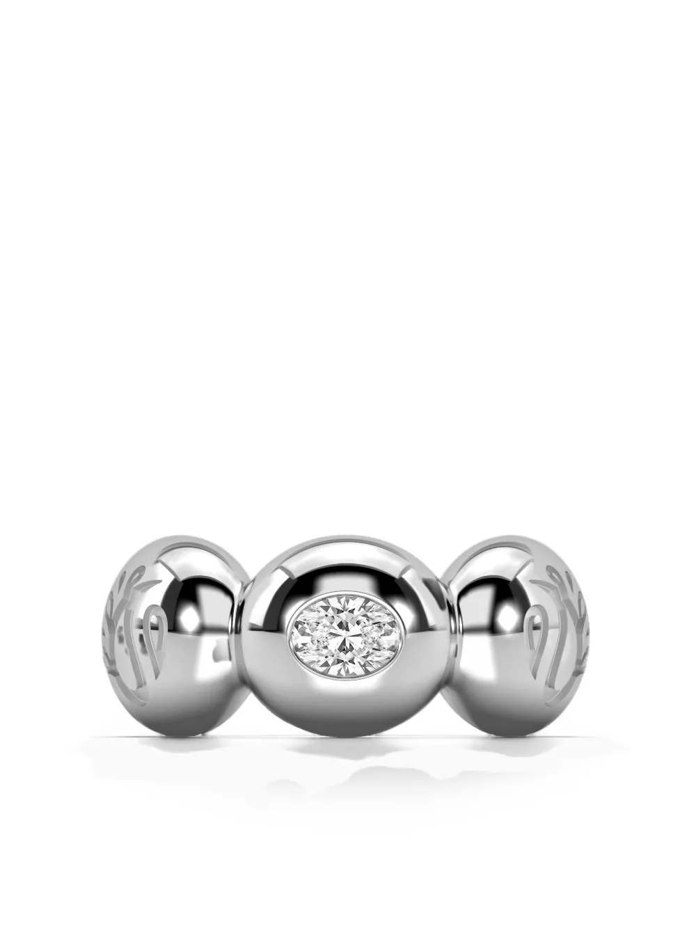 SOLO for diamonds Soul diamond ring - Argento